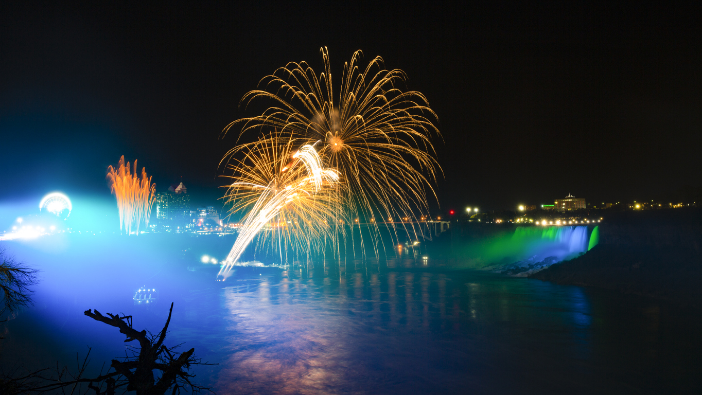 Niagara Falls Night Illuminations